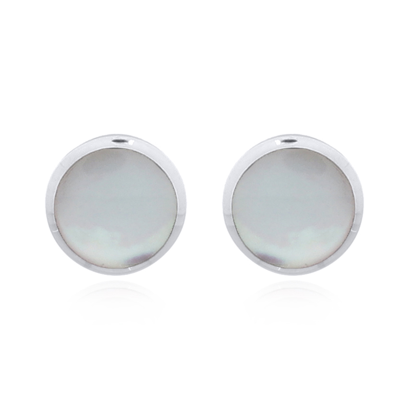 925 sterling silver Mother of Pearl earrings